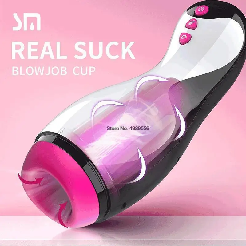 

Male Automatic Sucking Heating Vagina Masturbation Cup Real Blowjob Pussy Masturbator Adult Toys Oral Sex Machine For Men 18+