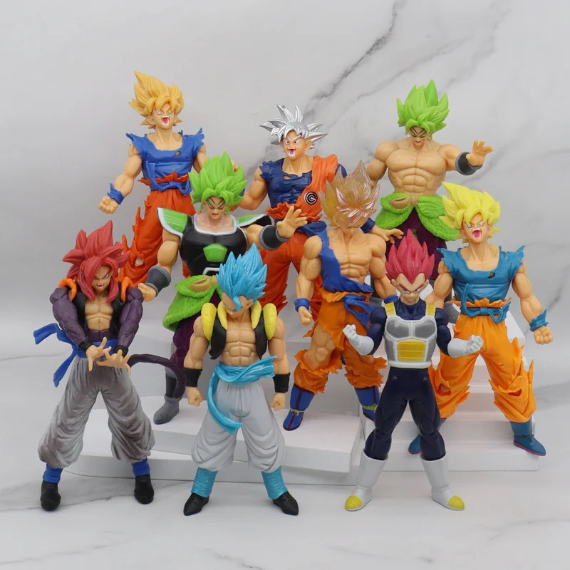 18cm Super Saiyan Figure Anime Figurine Dragon Ball Z Son Goku DBZ Action Figure Model Gifts Collectible Figurines for Kids