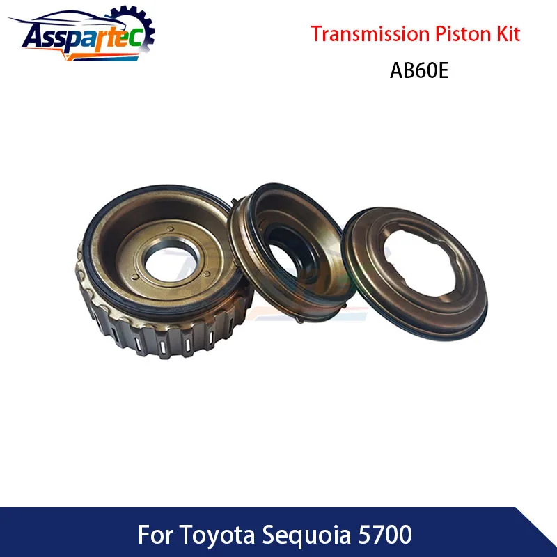 Kit de pistones de transmisión automática AB60E, AB60, 3 piezas, 35602-34010, compatible con Toyota Sequoia 5700, piezas de caja de cambios de 6 velocidades, piezas originales