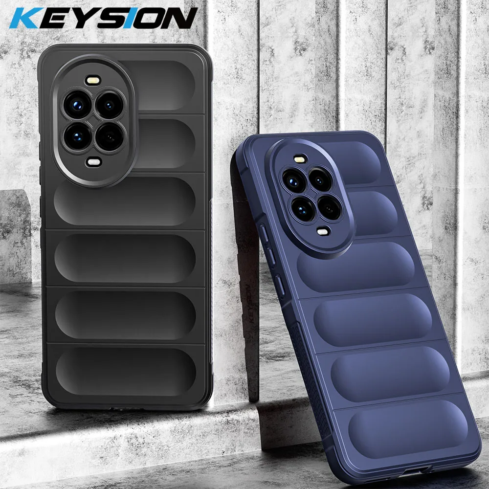 KEYSION Shockproof Matte Case for Huawei nova 13 13 Pro Anti-skid Soft Silicone Phone Back Cover for Huawei nova 13 Pro