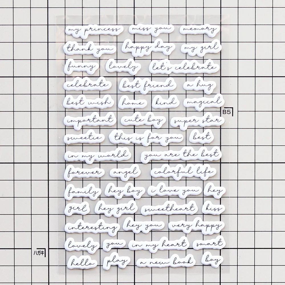 Creative Path 9-teiliges Sweetie DIY Bastelset Dekorative Papier- und Kartonrahmen-Aufkleber Stanzformen Journaling Scrapbooking Komplettset – Detail 21