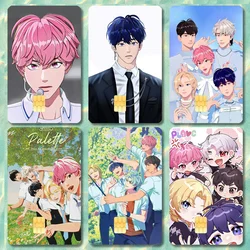 Kpop P-PLAVE Bamby Stickers Cartoon Credit Card Visa Debit Bank Charge Card Bus Metro Waterproof Sticker Decal Decoration