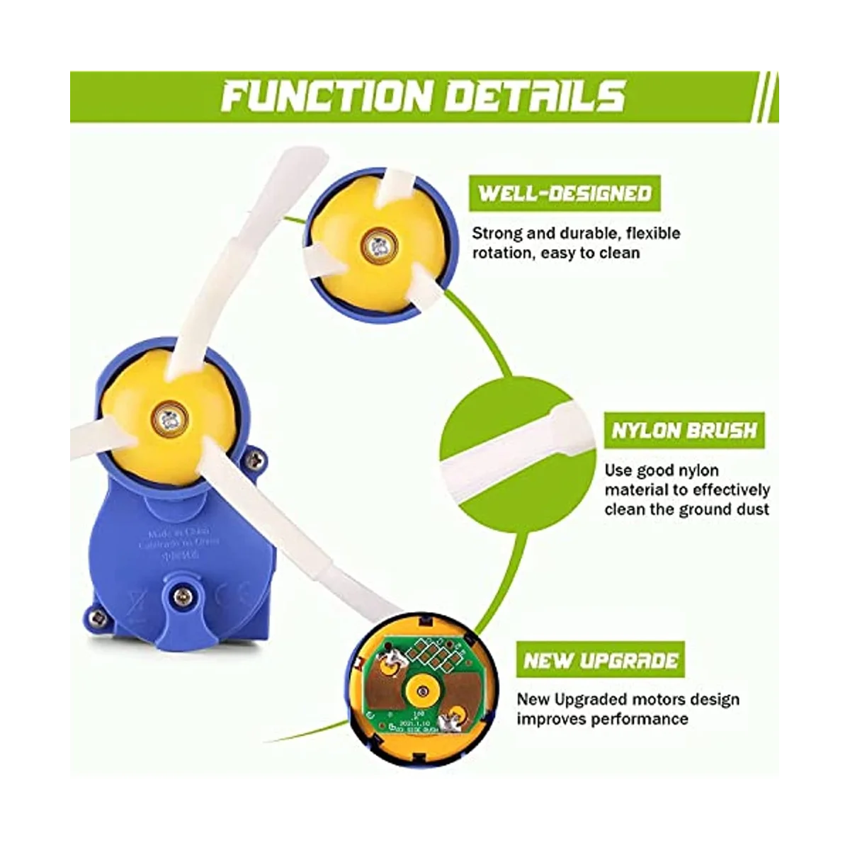 IRobot Roomba用スペアモーターモジュール,ロボット掃除機用スペアパーツ,500, 600, 700, 800, 900,,i3シリーズ