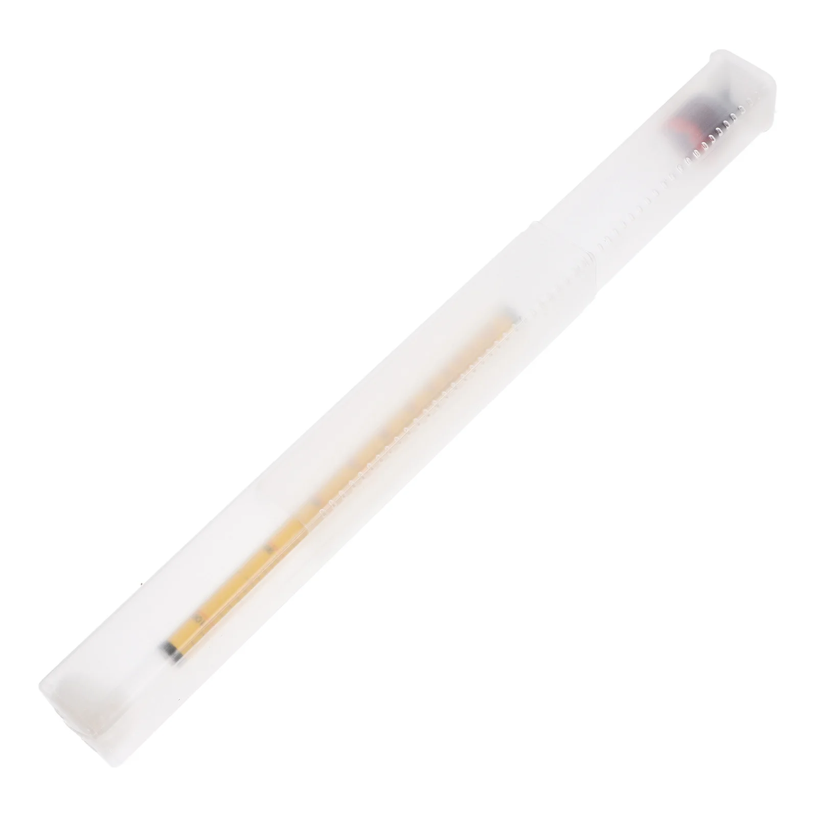 Alcohol Hydrometer Yellow Scale 0-100 Precision Alcohol Meter for Distillation Home Brewing Spirit Testing Wine Liquor Proofing
