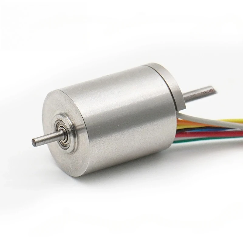12Mm , Double Shaft 7.4V Large Torque With Encoder 1215 Hollow Cup Brushless Motor