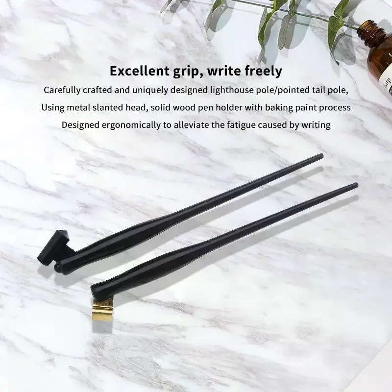 

Oblique Dip Pen Holder English Writing Art Drawing Calligraphy Pen Nib Support Adjustable Signature Pen Accessories
