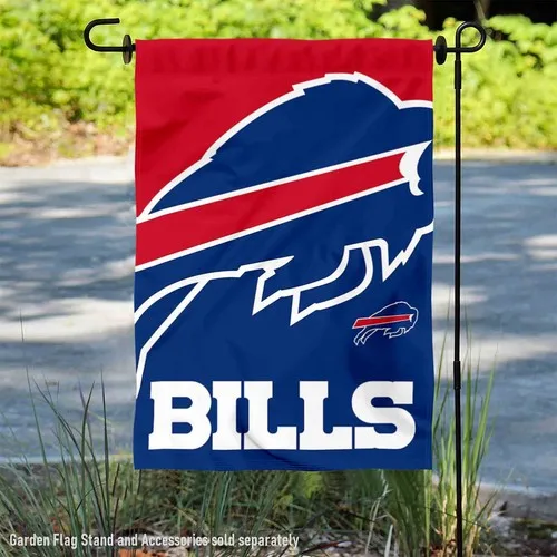 Buffalo Bills Large Logo Official Garden Yard Banner Flag ffm