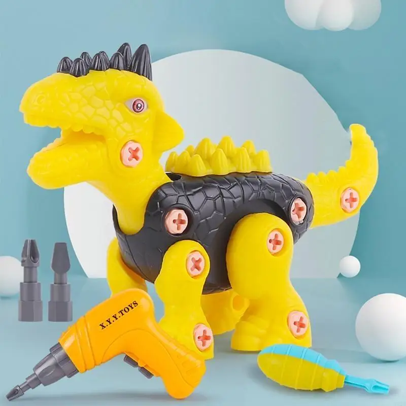 

F62D DIY Disassembly Dinosaur Model Assembled Puzzle Building Blocks Educational Toy