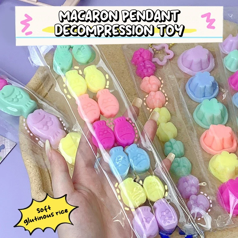 Lindo Kawaii Taiyaki gato pata Fidget juguete de dibujos animados suave Mochi juguetes para apretar alivio del estrés juguete de ventilación para adultos niños regalos