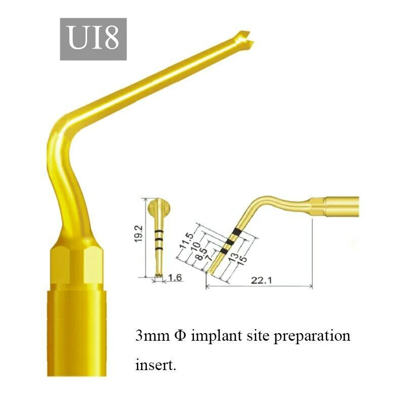 Tandheelkundige Piezo Chirurgie Tip Voor Bot Snijden/Sinus Lifting/Implantaat En Exelcymose Chirurgie Tip Fit Mectron En Specht