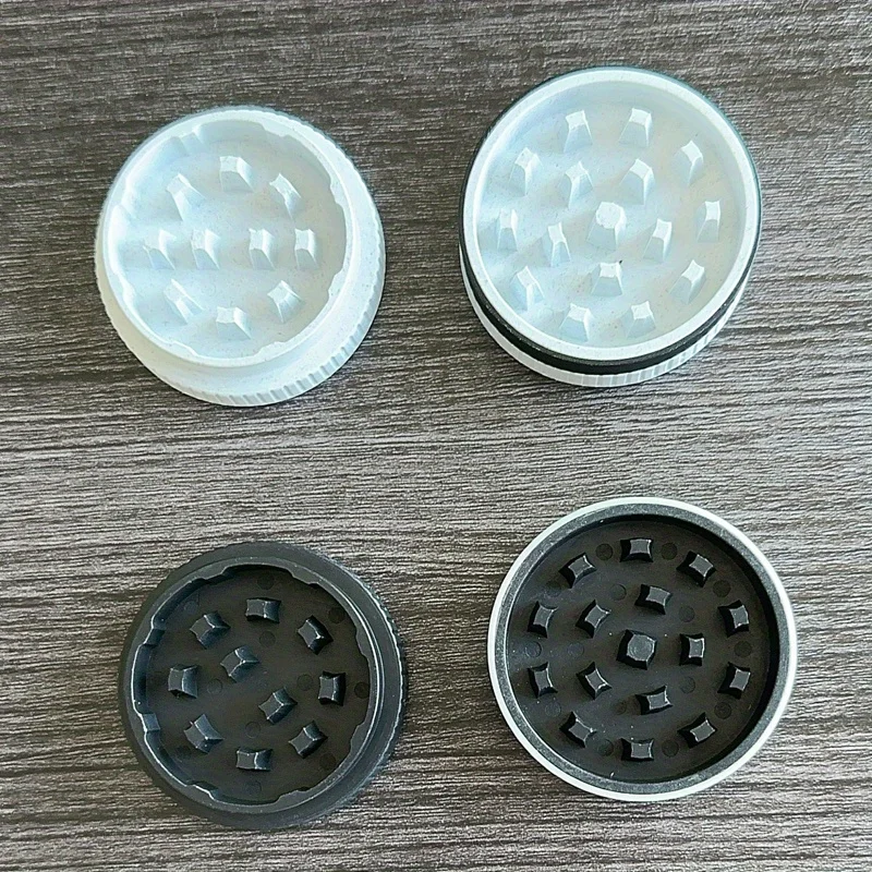Vanille-Gewürzmühle, 2,2 Zoll, leistungsstarkes manuelles Mahlen, lustiges Keksform-Design, schütztes tragbares Brecher-Zubehör aus Kunststoff – Detail 3