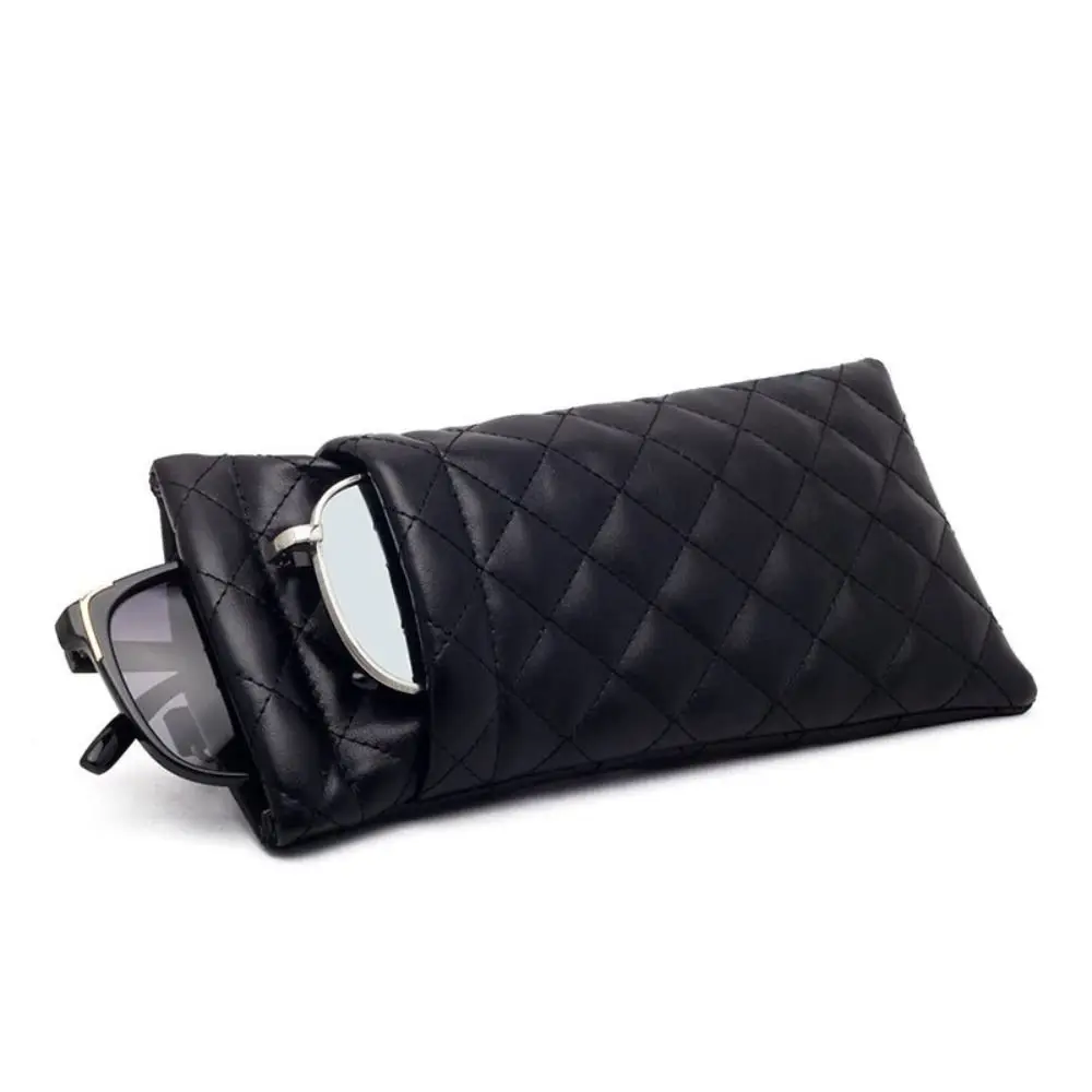 Double-layer Eyeglasses Pouch  PU Leather Sunglasses Bag Waterproof High-end Glasses Bag Portable Sunglasses Case