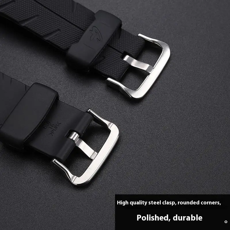 Waterproof sports silicone watch strap accessories For Casio G-shock Series G-300/301B/306X Watchband Soft Pin Buckle Bracelet