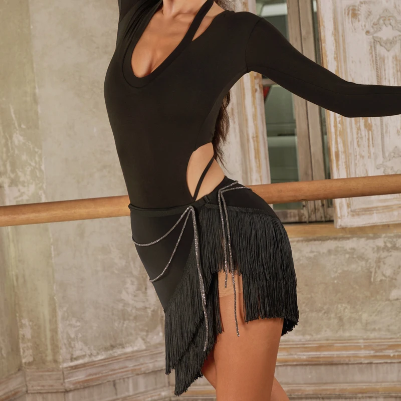 Cinturón de baile latino del Reino Unido: cadena de cintura ajustable de satén con pedrería y accesorio elegante para practicar mujeres