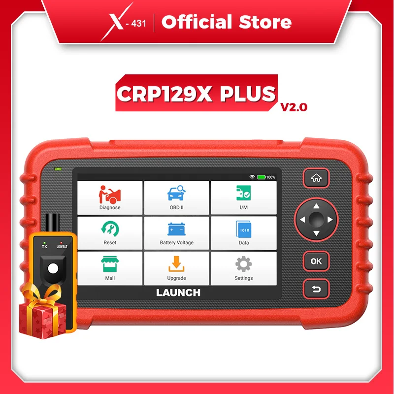 LAUNCH CRP129X PLUS OBD2 Scanner Auto Code Reader Car Diagnostic Tools Automotive Diagnost Scan Diagnosis Lifetime Free Update