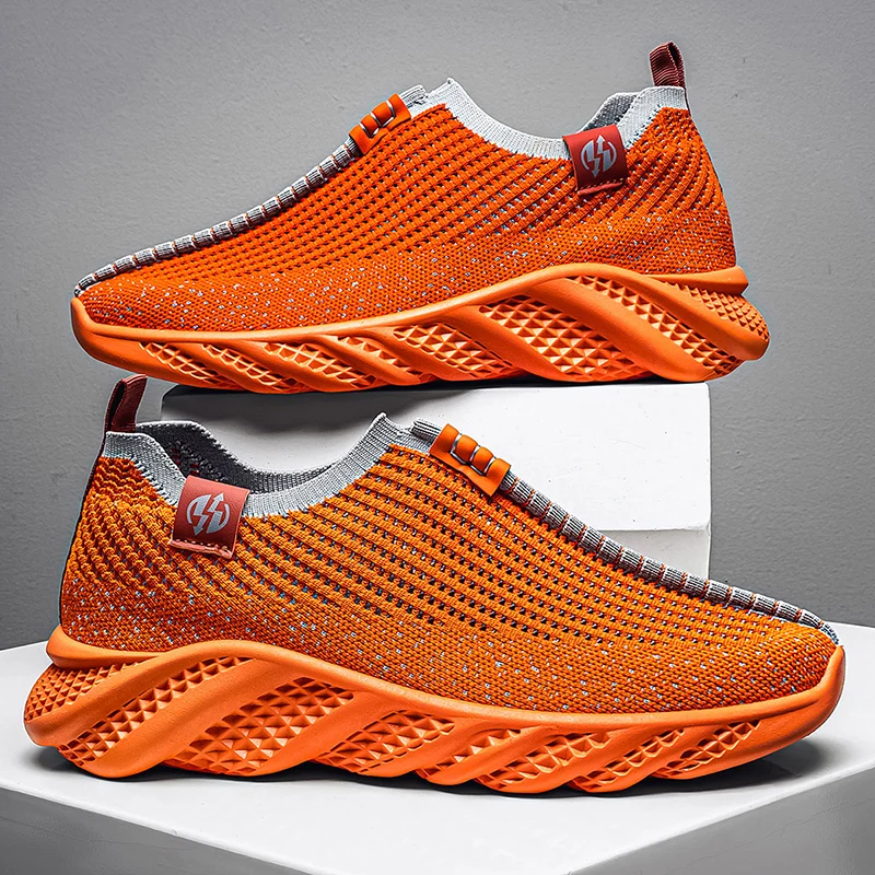 Men Shoes Breathable Men's Sneakers Comfortable Running Shoes Tenis Outdoor Slip On Walking Sneakers Sock Jogging Shoes