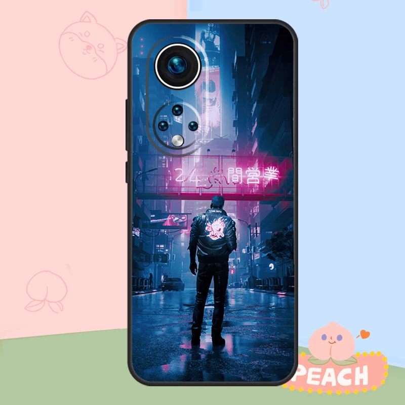 Cyberpunks For Huawei P30 Pro P20 P40 P Smart Nova 9 5T Case For Honor 70 50 X8 X9a Magic 5 Lite Cover