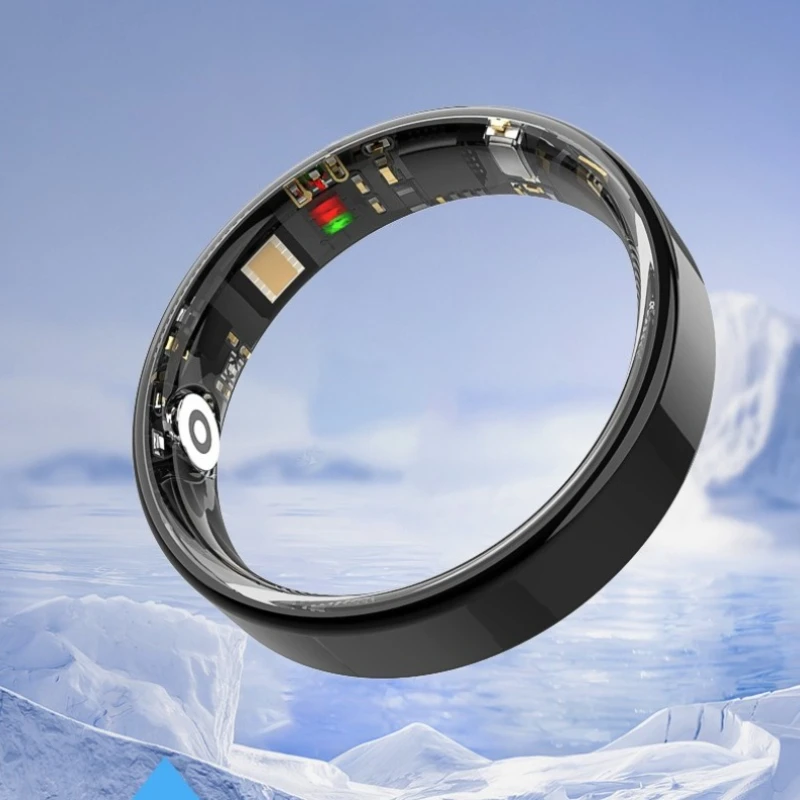 6MM Ultra Narrow Edge Smart Ring Heart Rate Blood Oxygen Sleep Health Monitoring Swimming Waterproof Multifunctional Rings