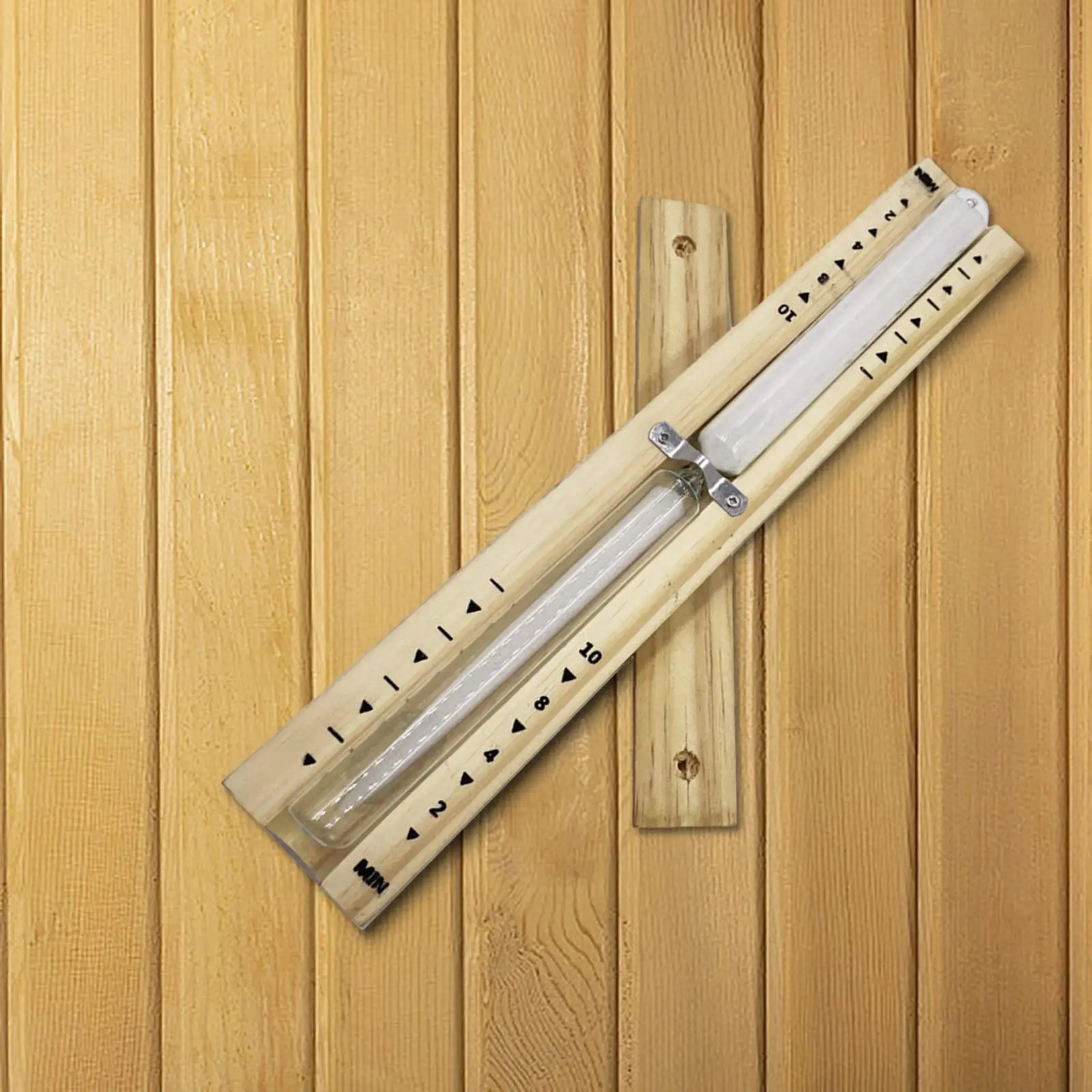 Wooden Hour Glass Sand Timer Sauna 10 Minute Wall Mount Heat Resistant Sand Clock for Bathroom Accessories