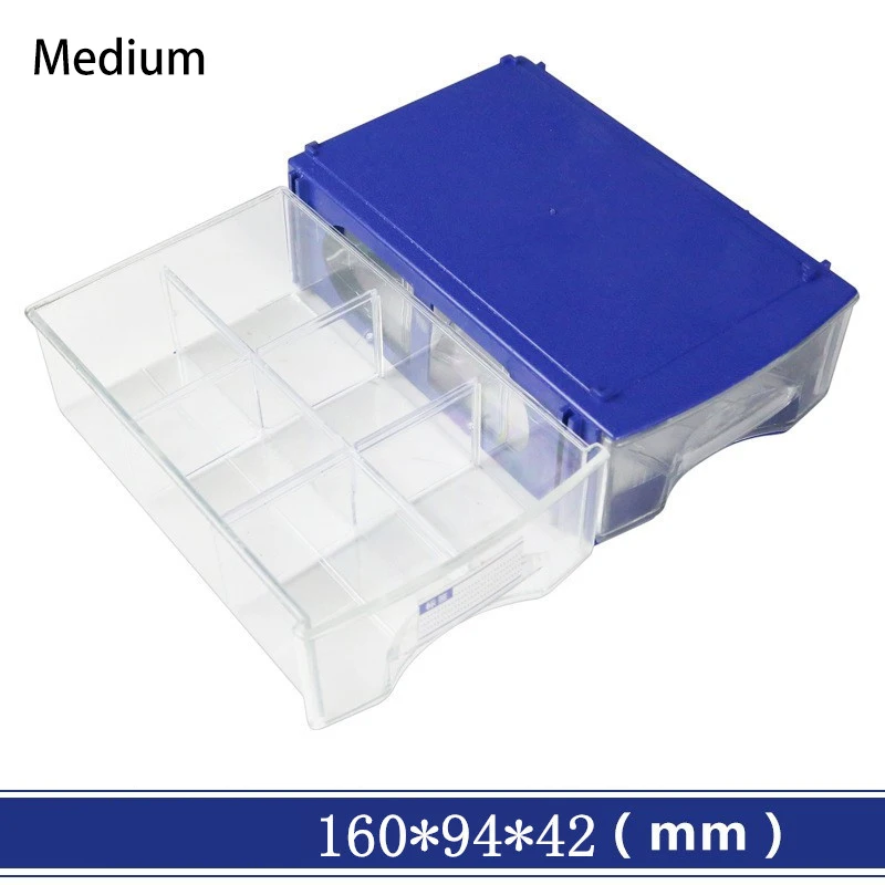 Mini Storage Box Stackable Small Tool Storage Bin Drawer Case Box Jewelry Screw Hardware Part Crafts Sewing Thread Organizer Box