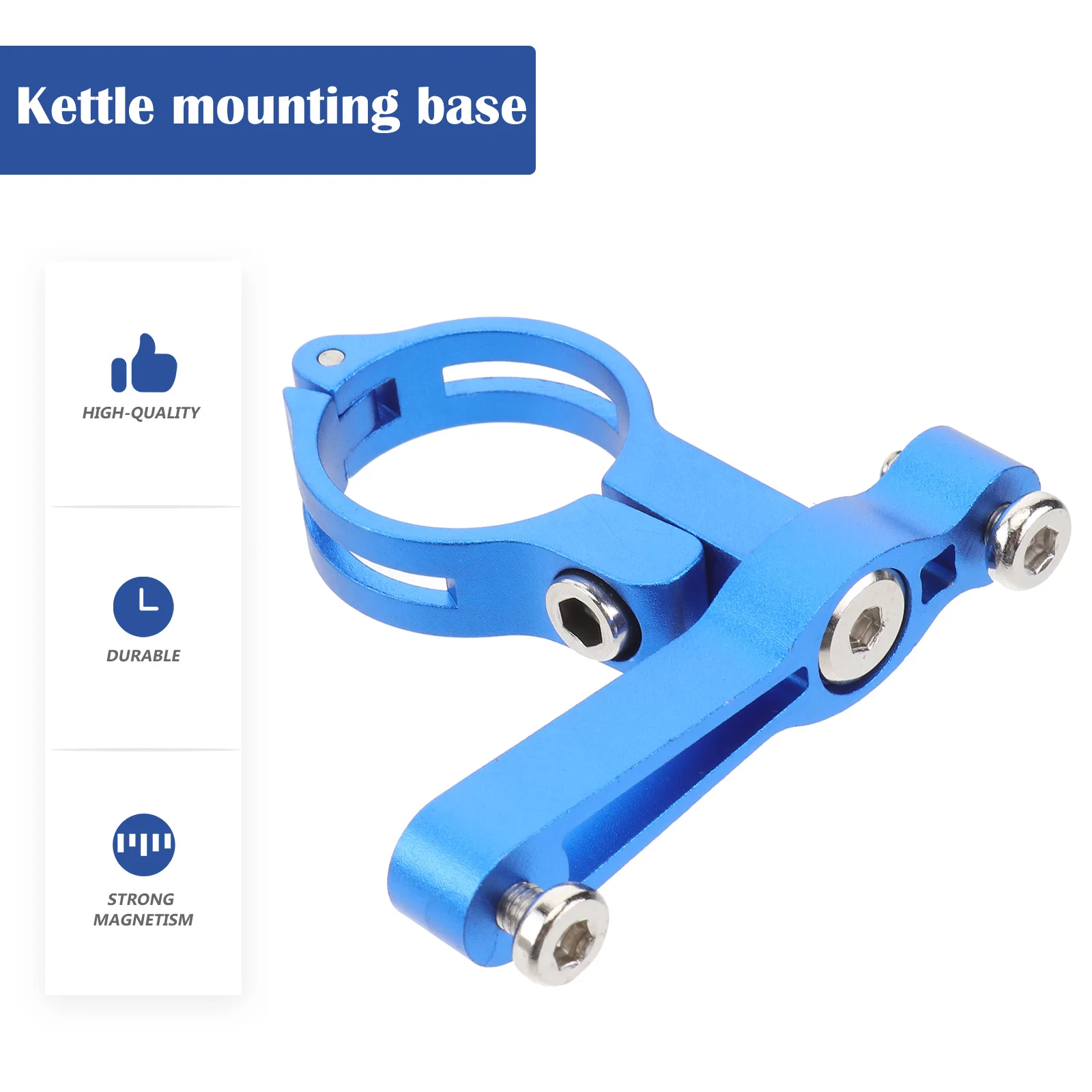 

1Pcs Bottle Holder Adapter Aluminum Alloy Cycling Bottle Rack Clip Lightweight Durable Adjustable Position Suitable for Various