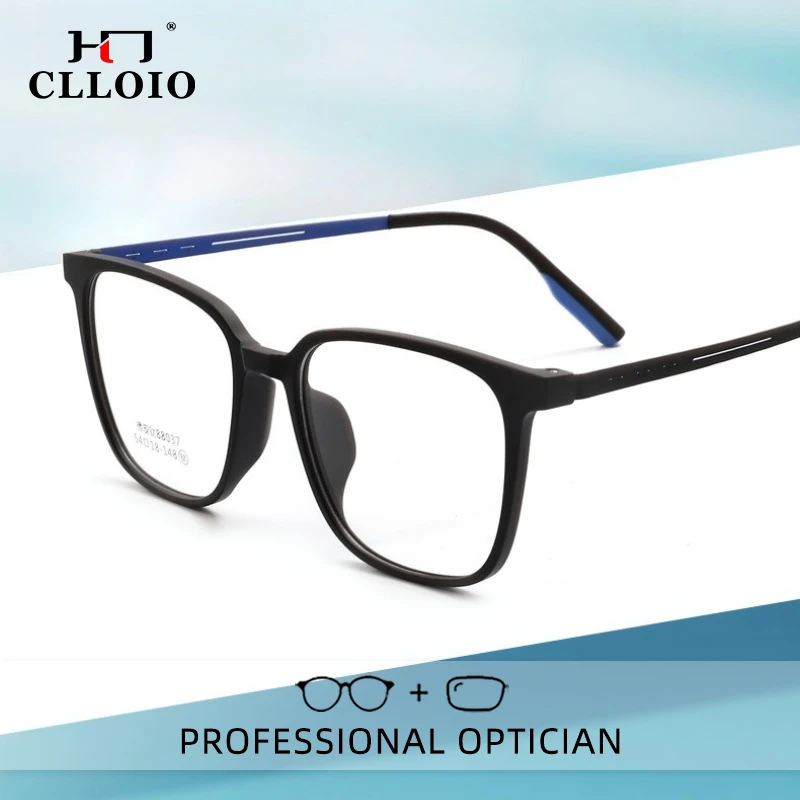 

CLLOIO Fashion Ultralight Durable TR90 Frame Reading Glasses Anti Blue Light Myopia Glasses Progressive Prescription Eyewear