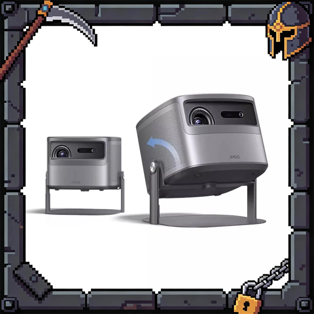 

Проектор JMGO J10SPRO, 1200 CVIA люмен, мощность источника света 160 Вт, высокая контрастность, поддержка автофокуса, Wi-Fi, Bluetooth, подарок