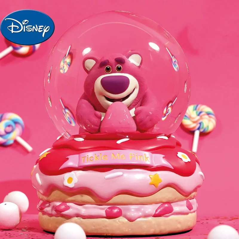 

Disney Crystal Ball Toy Story Series Strawberry Bear Strawberry Cake Crystal Ball Cute Desktop Ornaments Valentine's Day Gift