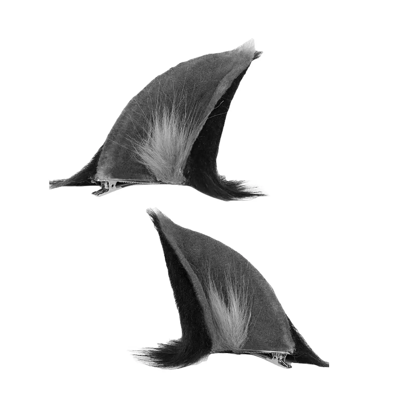 

1 Pair Plush Wolf Ear Hair Clips Halloween Cosplay Hair Clamp Animals Ears Hair Pins Hairclip for Festival Halloween Christmas