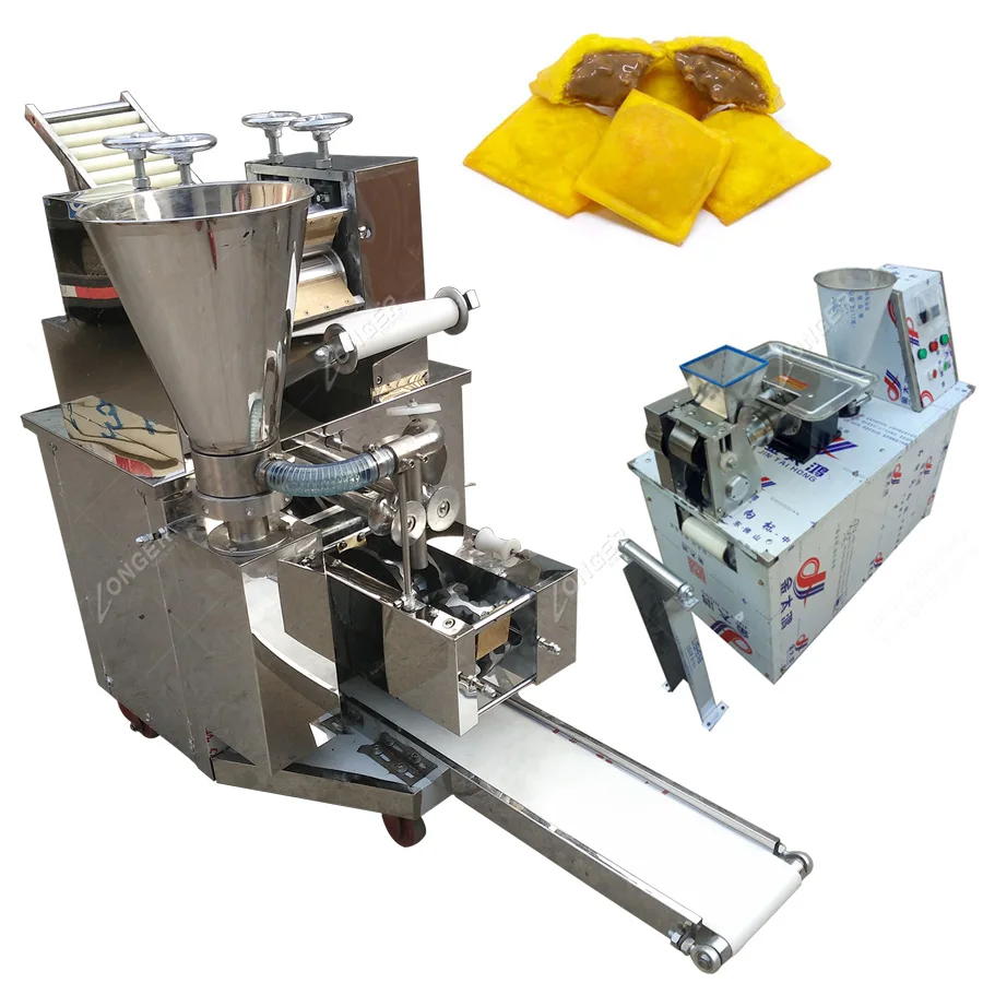 Factory Supply Electric Automatic Samosa Dumpling Maker Industrial Pelmeni Ravioli Equipment Spring Roll Making Pierogi Machine