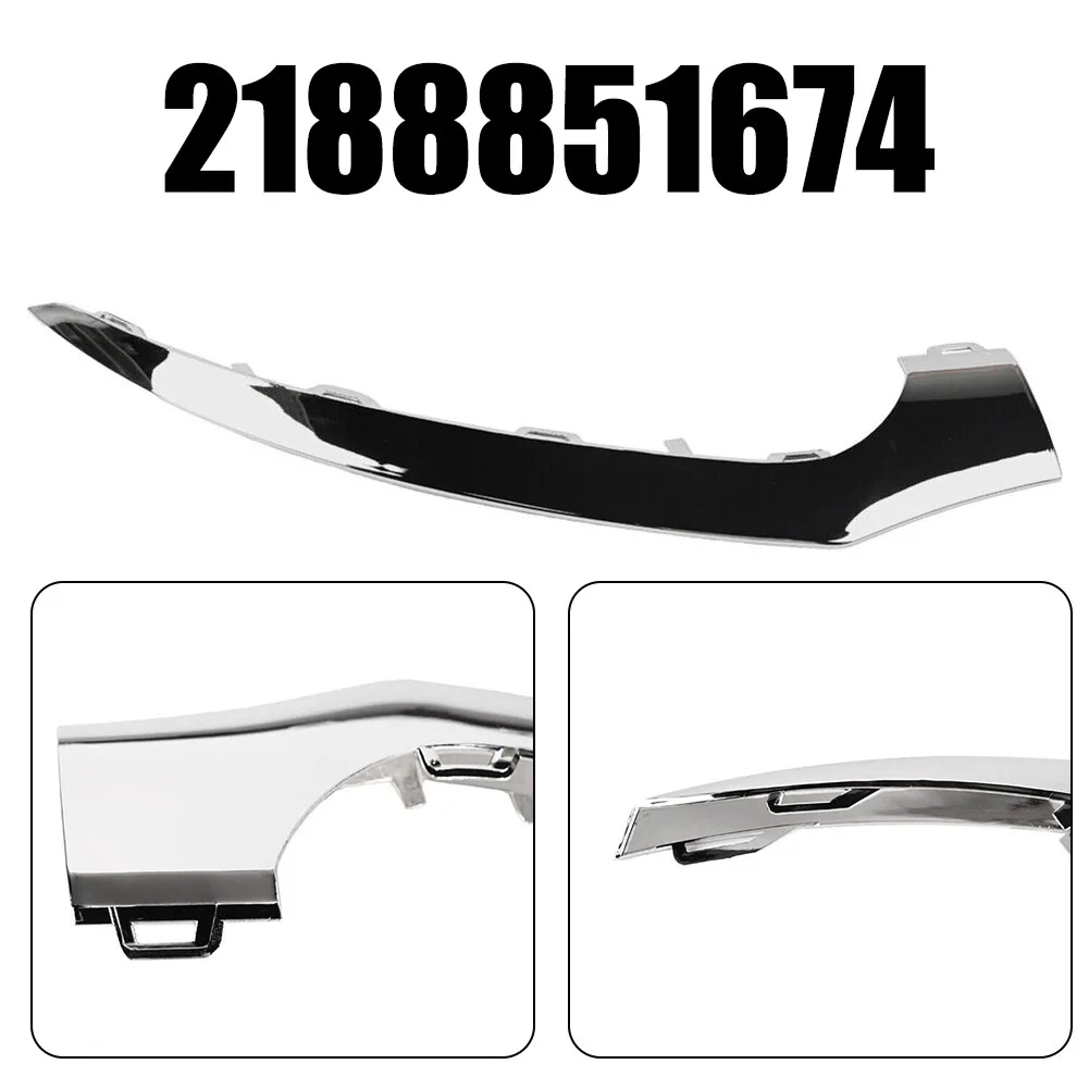 

1x хромированная накладка на передний правый бампер для Mercedes W218 C218 для CLS 2015-18 2188851674, запасная часть автомобиля