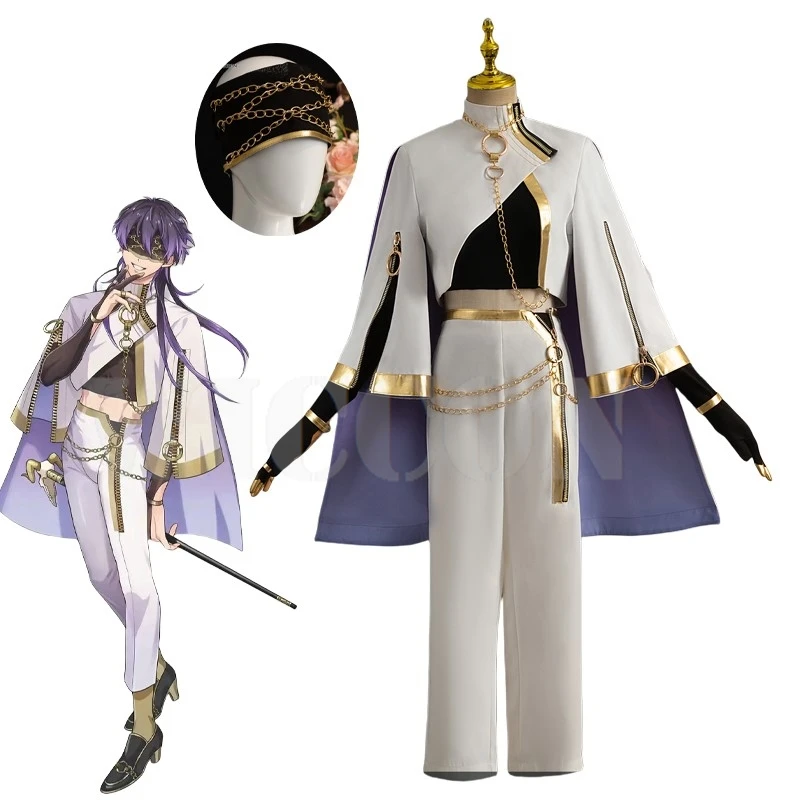 Disfraz de Cosplay del juego Nu: Rin para hombre misterioso Carnival, uniforme de Anime para fiesta de Halloween, ropa de rol nueva, ropa completa