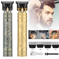 2024 Electric Hair Cutting Machine Vintage T9 Hair Clipper Rechargeable Man Shaver Trimmer Men's Barber Professional Hot Sale