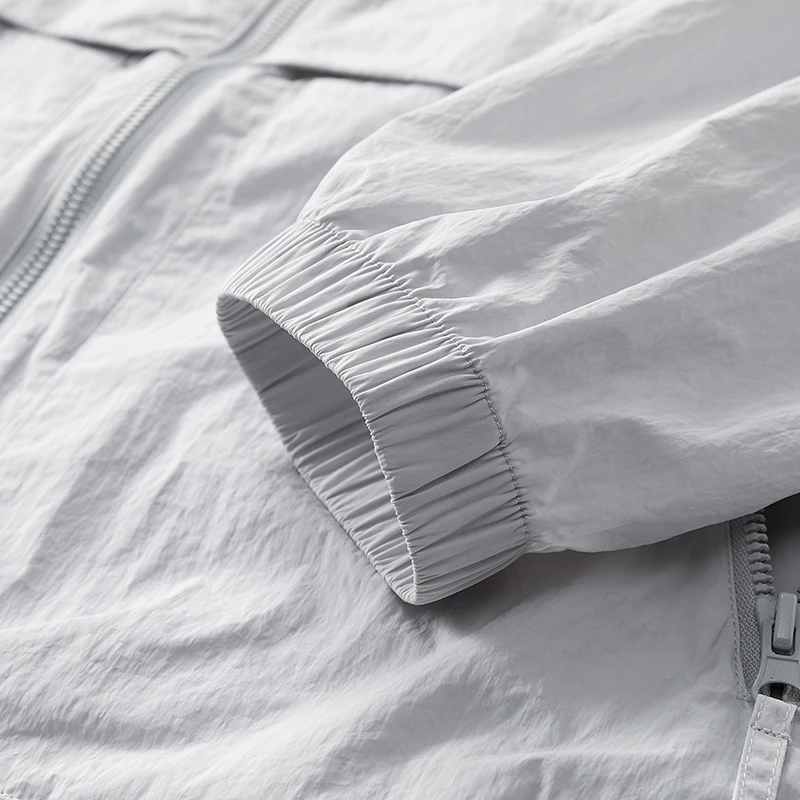 UPF50+ Sommer-Eisseide UV-Schutz Kapuzenjacke für Herren, Outdoor-Angeln und Wandern, Anti-UV-Mantel, Atmungsaktiv und Schnelltrocknend – Detail 18