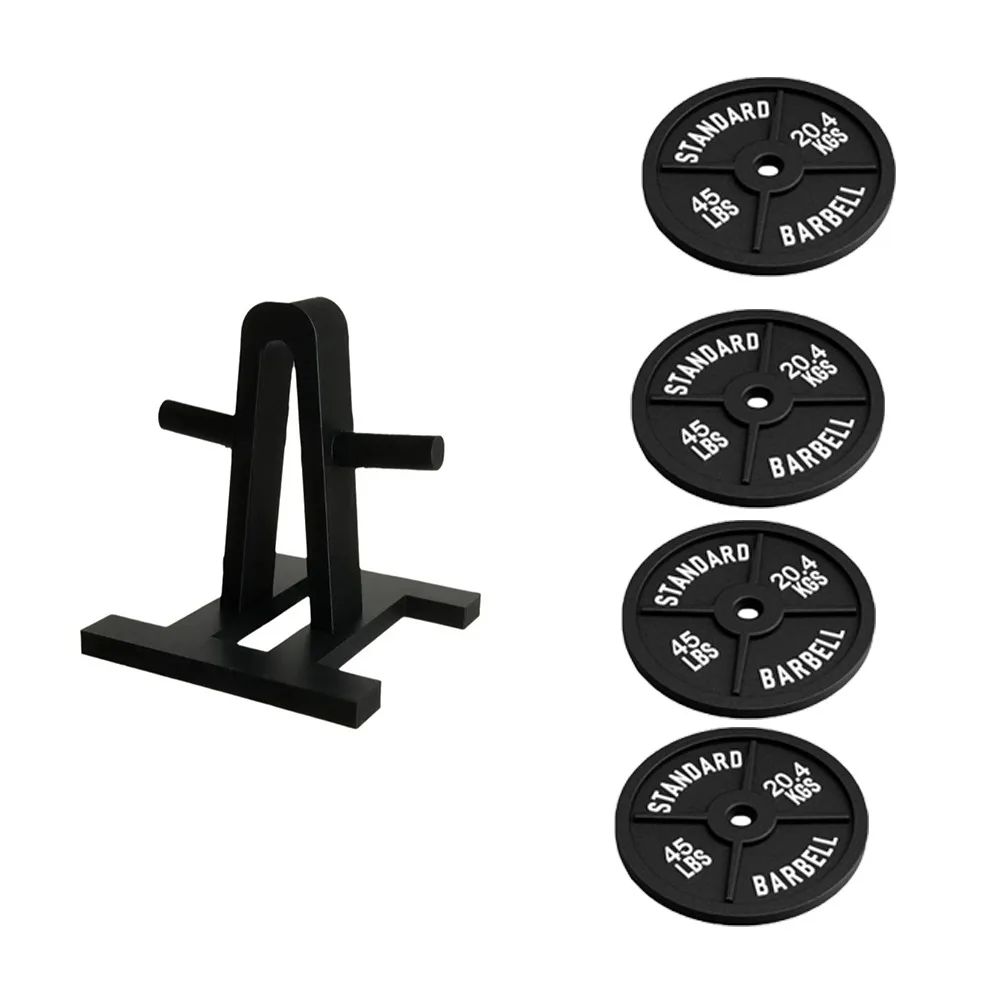 4pcs/Set Novelty Weight Plate Coaster Set Non-Slip Tabletop Protection Tea Mat Heat Insulation Ornaments Desktop Decoration