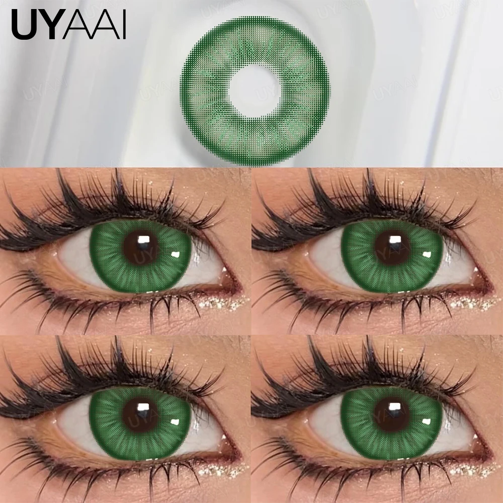 UYAAI Halloween Contact Lenses 1 Pair Purple Lenses Red Lenses Cosplay Colored Lenses Blue Lens Korea Lenses for Women Discount