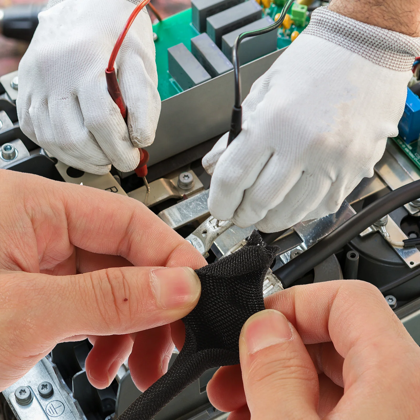 Manicotto per cavi Organizzatore per cavi Manicotto per la gestione dei cavi Avvolgente Tecnologia professionale durevole e di lunga durata