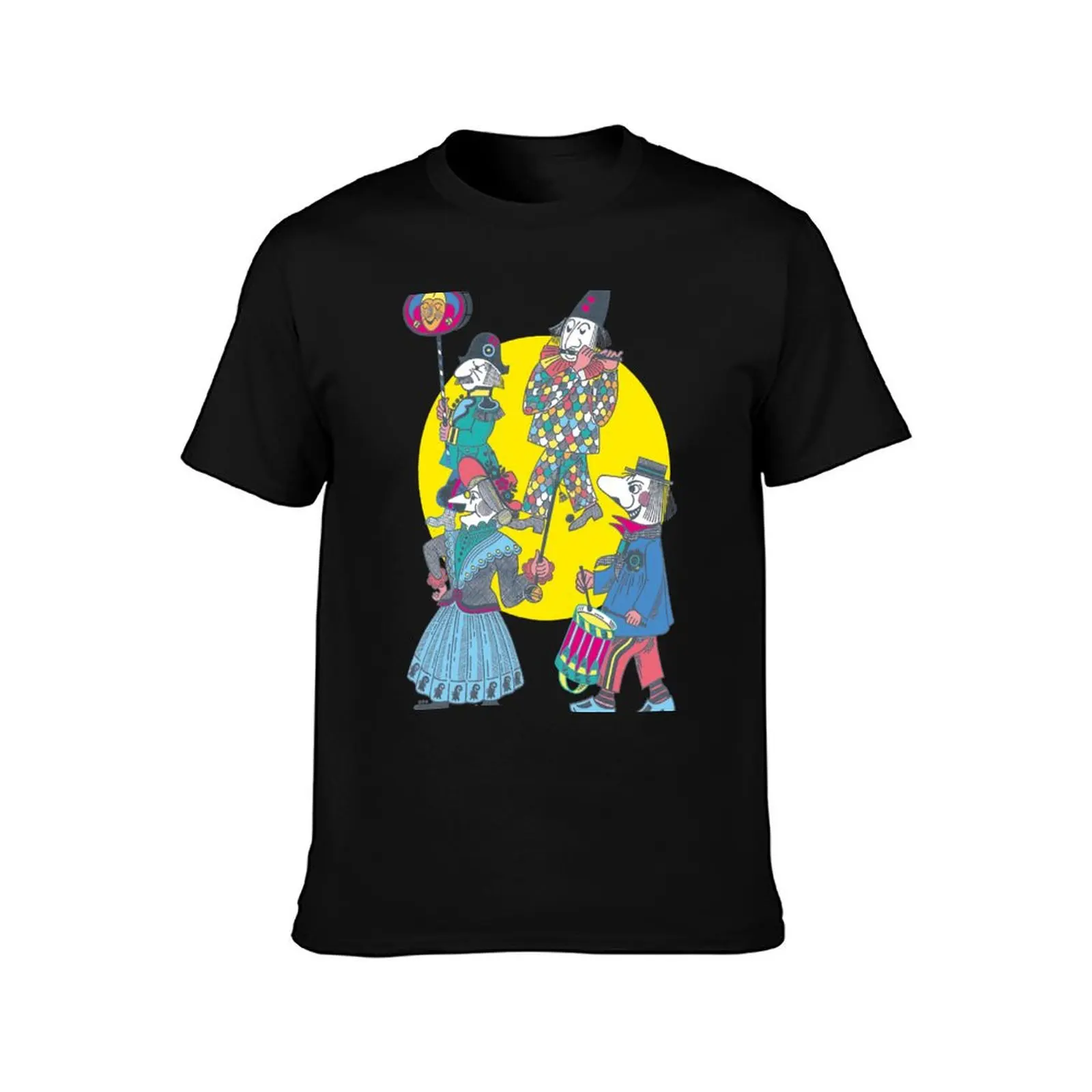 Basel carnival with Waggi's old aunt Harlequin Altfrangg T-Shirt cotton t shirt man T-Shirt