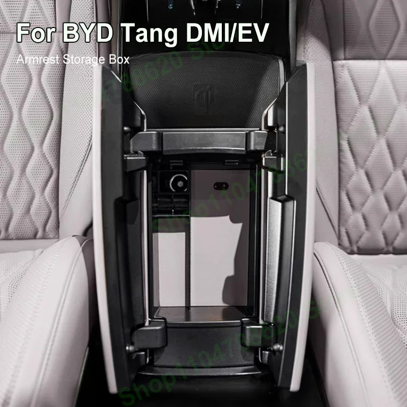 

Для BYD Tang DMI EV 2021-2025 подлокотник с центральным управлением, ящик для хранения, защитный чехол, аксессуар для салона автомобиля с защитой от царапин