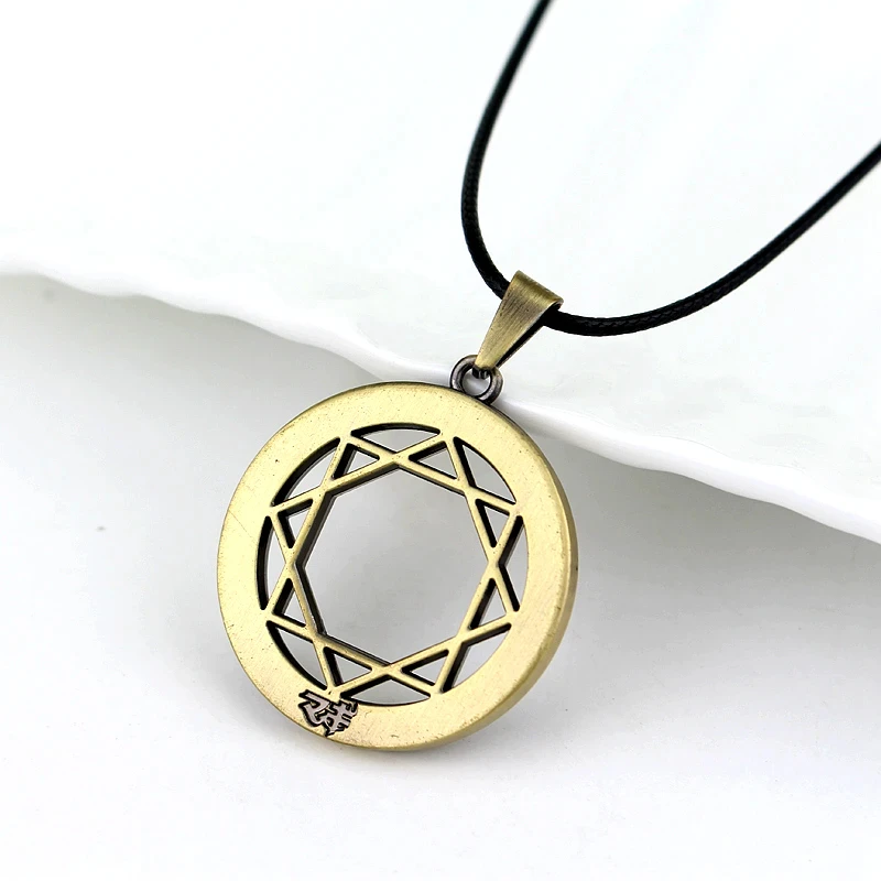 Supernatural Out Star of David Pendant Necklace The Labyrinth of Magic Flute MAGI Eight Star Array Amulet Jewelry Accessories