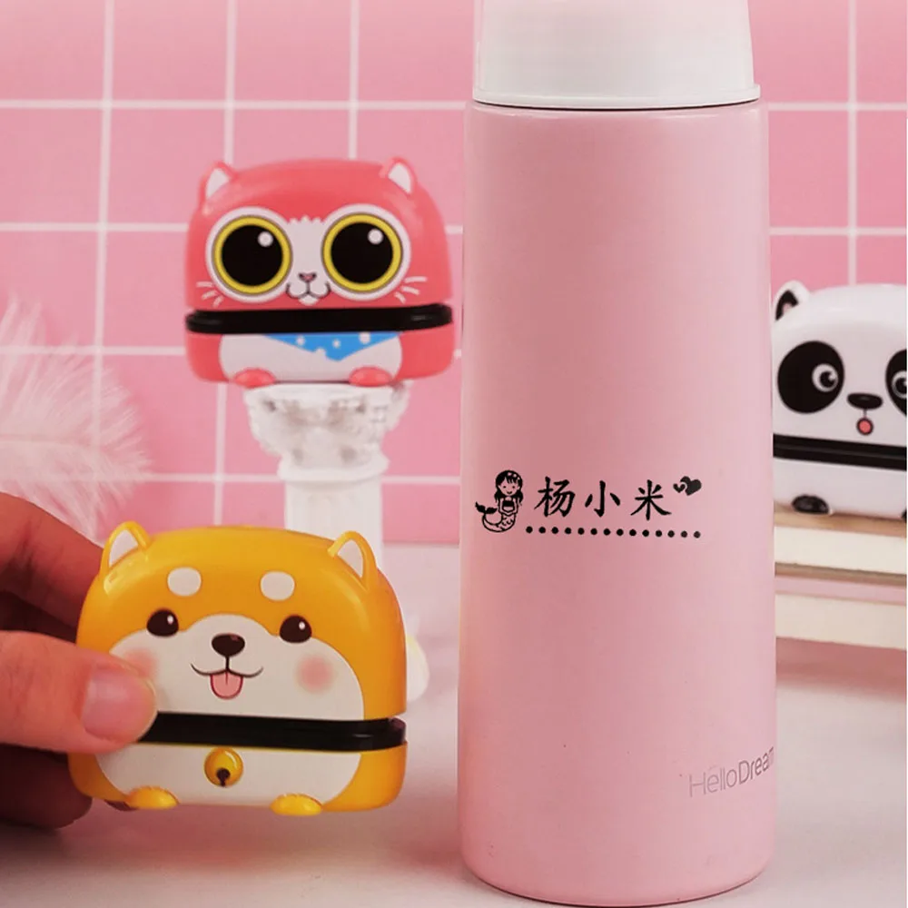 

Cute Custom Baby Name Stamp Waterproof Washable Non-Faded for Kids Student Clothes (DIY Material, Not Engraved)