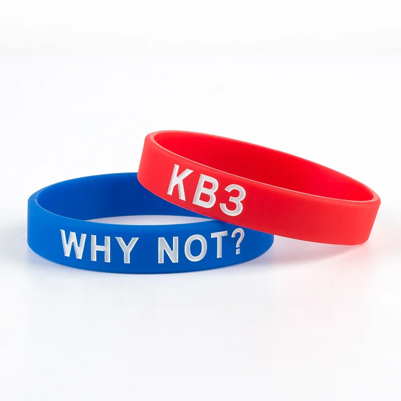 1PC KB3 WHY NOT? Silicone Bracelet Bangles Men Lovers Sporty Westbrook NO.0 Basketball Sports Letters Wristbands SH299