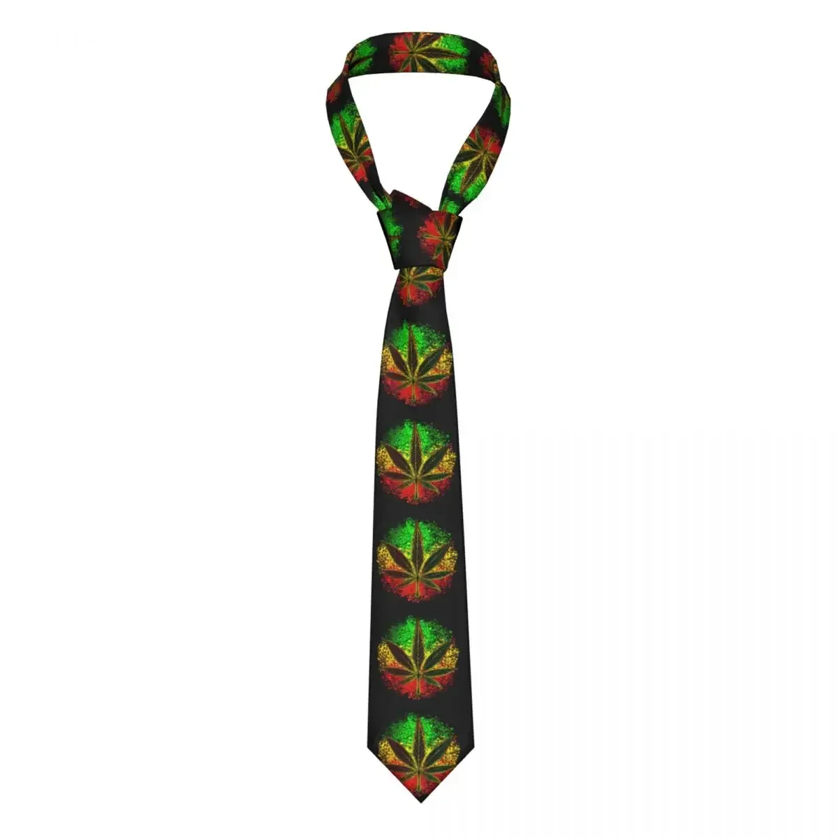 Rasta Leave Tie For Men Women Necktie  Clothing Accessories