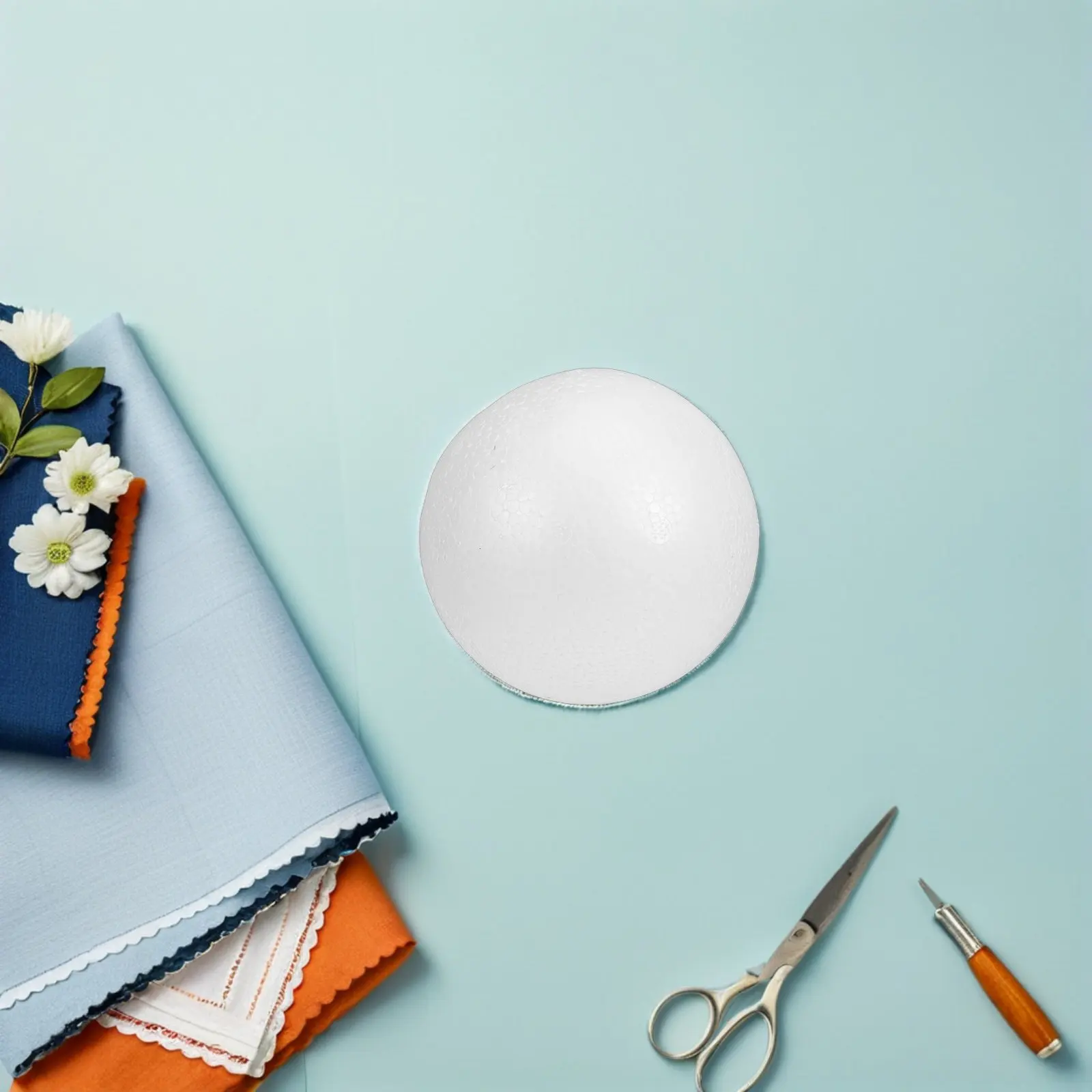 24Pcs Handicraft Foam Balls Smooth White Blank Spheres for DIY Ornament Decoration School Projects Craft Supplies Polystyrene