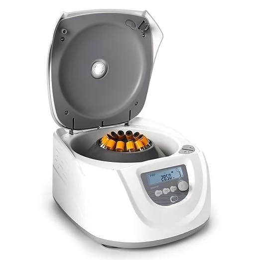 

Professional PRP Centrifuge Machine 15mLx8, 10mL/7mL/1.5-5mlx 12,3 Preloaded Programs,Store 9 Programs,300-4500rpm(Max. 2490xg)