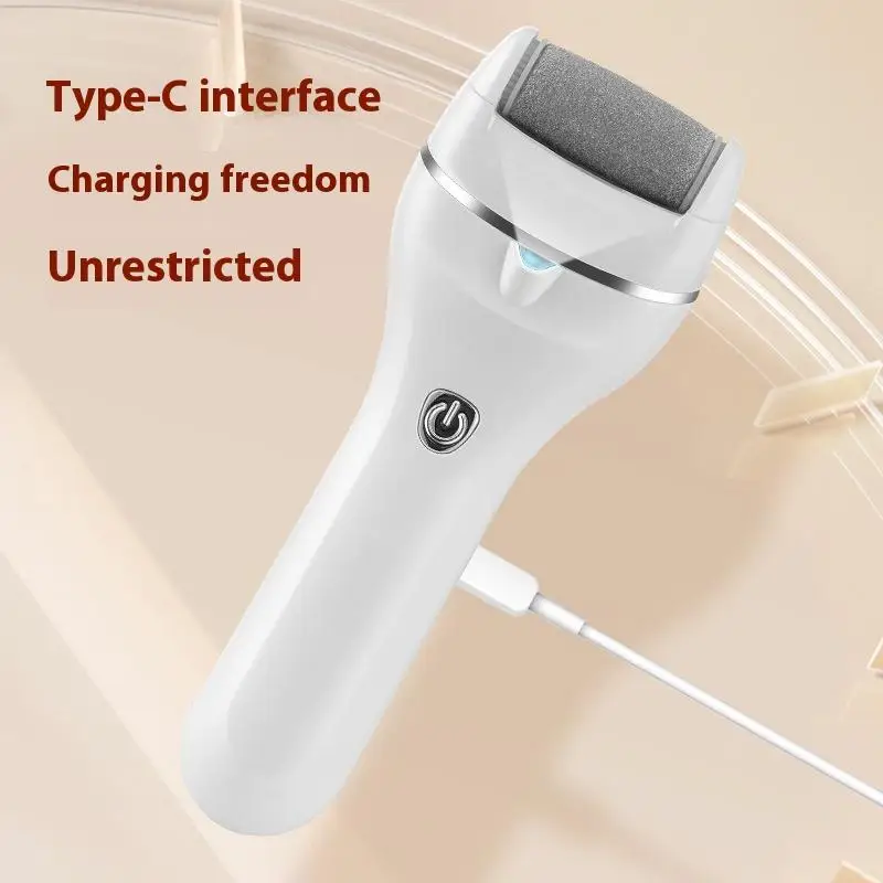 ポータブル電動フットカルスリムーバー USB 充電フットスクラバーファイル防水フットファイラーペディキュアツール乾燥してひび割れた足用