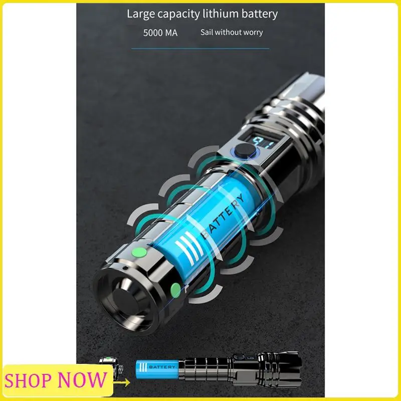 Especial Mountain Adventure Emergency Flashlight Multi-Functional Hand Held Torch Rechargeable Ultra-Long Battery Life Flashligh