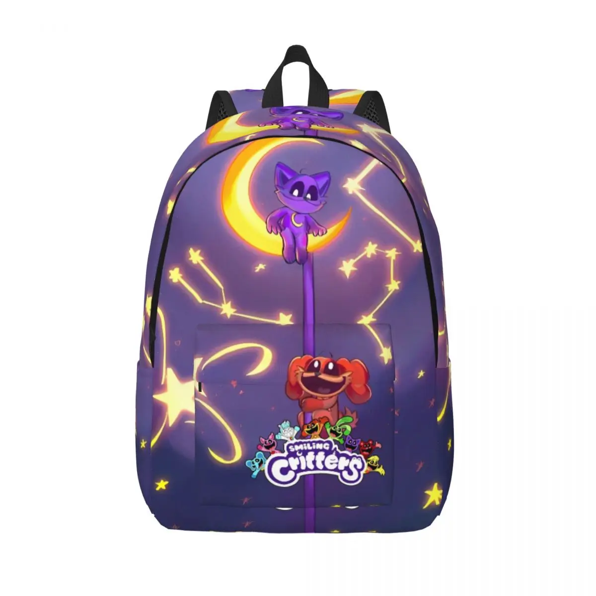 The Smiling Critters Teenage Backpack Durable Student Business Daypack for Men Women College Canvas Bags