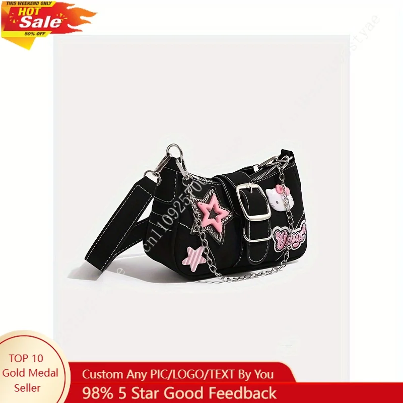 

HELLO KITTY Millennium Hot Star Stick Underarm Bag Kitty Shoulder Bag