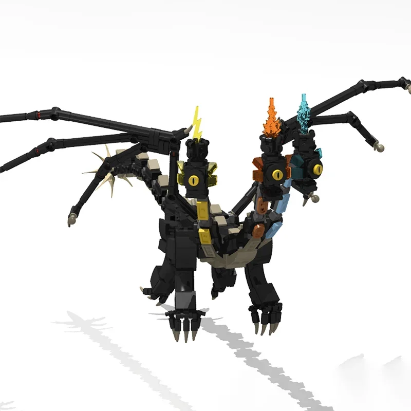 

597 деталей MOC: Король Глек-Тотк, Герой-мечоносец в зеленой броне, конструктор, рождественский подарок, высокодетализированный креативный проект